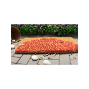Fab Rugs Blossom Floral Thick Coir Doormat