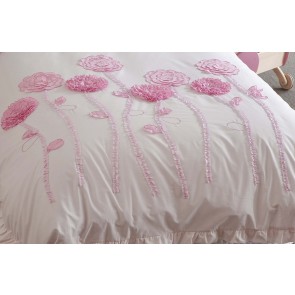 Whimsy Floret Pink Quilt Cover Set