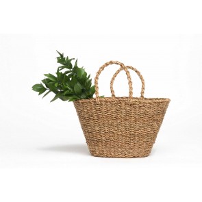 Geneva Handmade Seagrass Basket by Fab Habitat