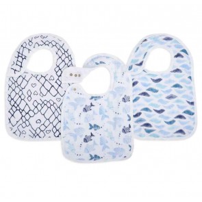 Gone Fishing 3-pack Classic Snap Bibs by Aden and Anais