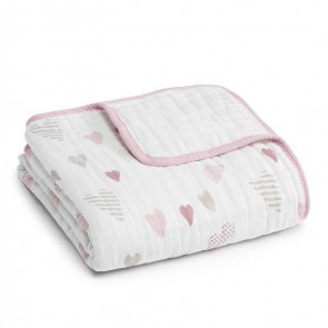Heart breaker Classic Muslin Dream Blanket by Aden and Anais