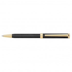 Sheaffer Intensity Engraved Matte Black/Gold Trim Ballpoint Pen
