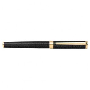 Sheaffer Intensity Engraved Matte Black/Gold Trim Fountain Pen [Medium Nib]