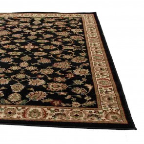 Istanbul 2 BIack Runner by Rug Culture
