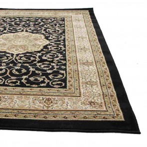 Istanbul 3 BIack Runner by Rug Culture