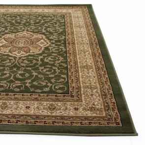 Istanbul 3 Green Runner by Rug Culture