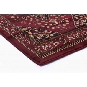 Istanbul 6 Red Black Runner by Rug Culture