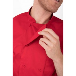 Red Morocco 3/4 Sleeve Chef Jacket by Chef Works
