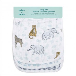Jungle 3-pack Classic Snap Bibs by Aden and Anais