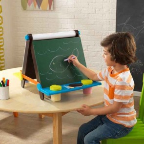 Kidkraft Tabletop Easel - Espresso with Brights