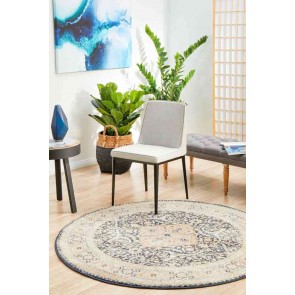 Legacy 858 Midnight Round by Rug Culture