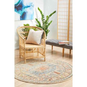 Legacy 859 Sky Blue Round by Rug Culture