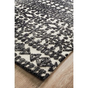 Levi 363 Ivory Black by Rug Culture