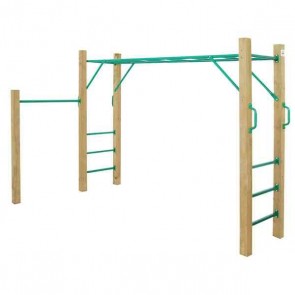 Lifespan Kids Amazon 2.5m Green Monkey Bars Set
