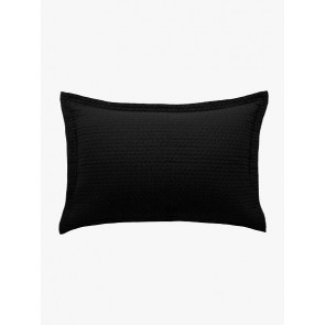 LM Home Aspen Quilted Pillowcase Black