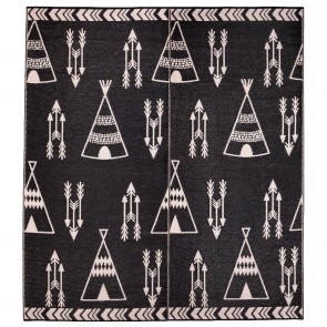 Little Portico's Teepee Indoor/Outdoor Kids Rug by Fab Rugs