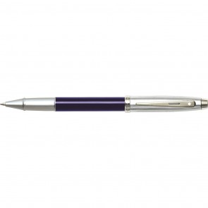 Sheaffer 100 Blue/Chrome/Nickel Plated Rollerball Pen
