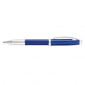 Sheaffer 100 Blue Lacquer/Chrome Plate Rollerball Pen (Gift Box)