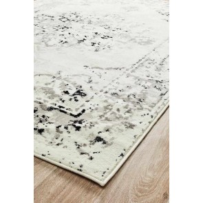 Metro 602 Black White by Rug Culture