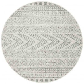 Mirage 359 Grey Round By Rug Culture