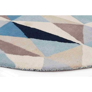 Matrix 901 Turquoise Round By Rug Culture