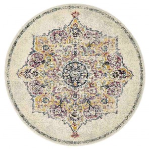 Museum 864 Bone Round By Rug Culture
