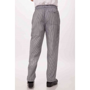 Small Check Essential Baggy Chef Pants by Chef Works