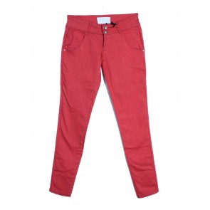 Nickelson Stretchable Slim-Fit Pink Chinos
