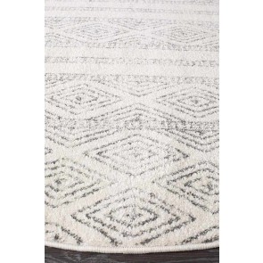 Oasis 450 Grey Round By Rug Culture