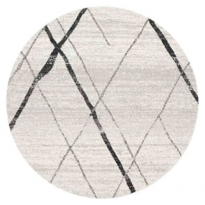 Oasis 452 Grey Round By Rug Culture