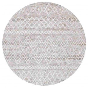 Oasis 453 Grey Round By Rug Culture