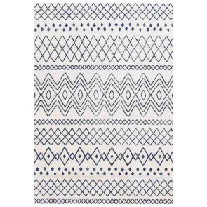 Oasis 453 White Blue By Rug Culture