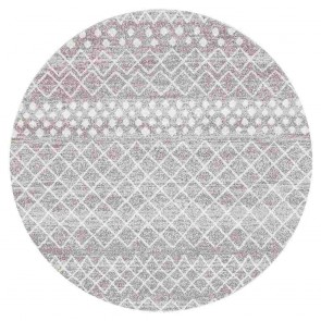 Oasis 454 Silver Round By Rug Culture