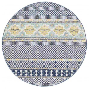 Oasis 455 Navy Round By Rug Culture