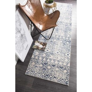 Oasis 456 Blue Runner By Rug Culture