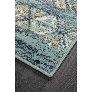 Oxford 430 Blue Runner By Rug Culture