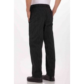 Black Designer Baggy Chef Pants by Chef Works