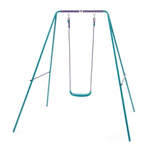 Plum Play 2-in-1 Baby Swing Set (Purple/Teal)