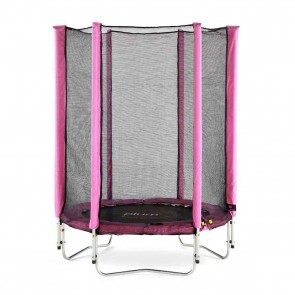 Plum Play 4.5ft Junior Trampoline with Enclosure Net - Pink