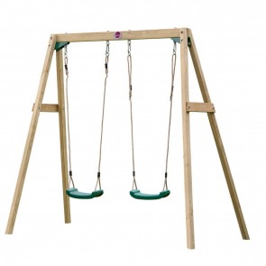 Wooden Double Swing Set