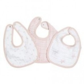 Doll Muslin 3-pack Snap Bibs - Aden by Aden and Anais