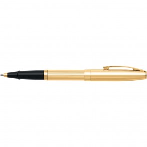 Sagaris Fluted Gold/Gold Tone Trim Rollerball Pen