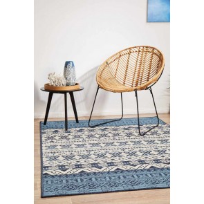 Seaside 3333 White Blue by Rug Culture