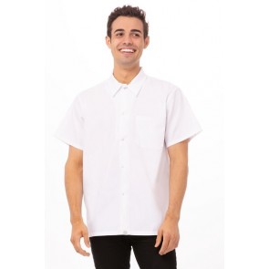 White Utility Cook Shirt by Chef Works