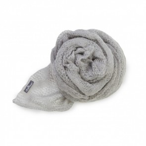 Silver Kid Mohair Wrap by St Albans