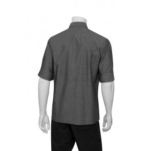 Detroit Black Long-Sleeve Denim Shirt by Chef Works