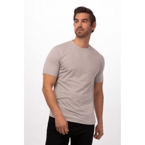 Striped Natural T-Shirt by Chef Works