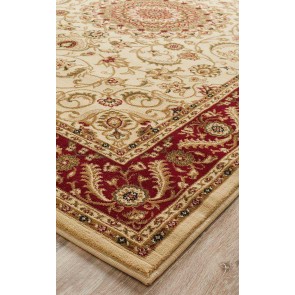 Sydney 9 Ivory Red by Rug Culture