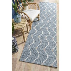 Terrace 5501 Blue Runner by Rug Culture