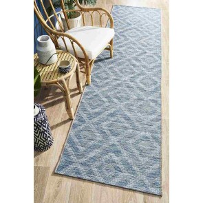 Terrace 5504 Blue Runner by Rug Culture